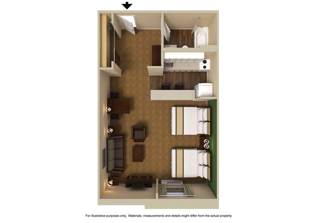 Extended Stay America Suites - Chicago - Lombard - Yorktown Center Chambre photo